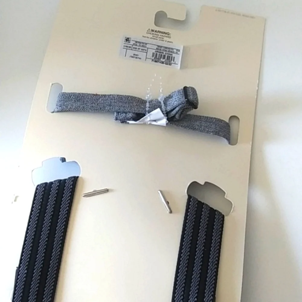 Cat & Jack. Accessory Kit Bowtie Suspenders Pocket Square